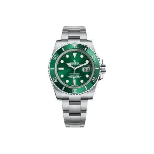 ROLEX Автоматический Механический Механизм Мужские Часы 40 мм Зеленый