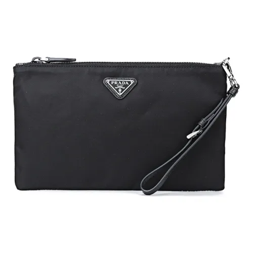 PRADA Ткань Клатч Женские Черный