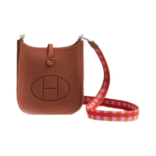 HERMES Evelyne Clemence Bullock Кожа Сумка через плечо Мини Женская