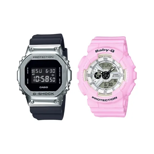 CASIO г Shock Baby g Collection Кварцевый механизм Смольный ремешок Часы Унисекс Черный циферблат GM 5600 1+BA 110BE 4AER