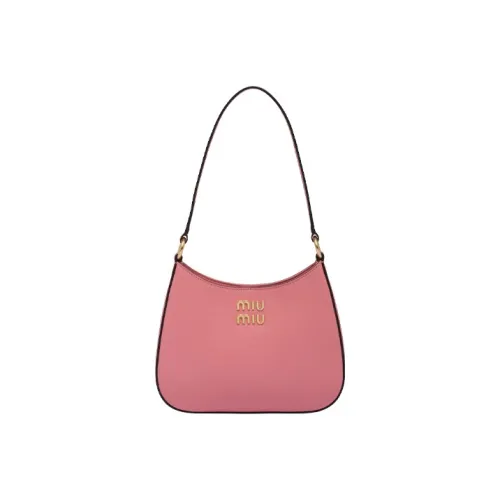 MIU MIU Madras GRAIN LEATHER Сумка Сумка через плечо Сумка через плечо Унисекс Розовый Фиолетовый