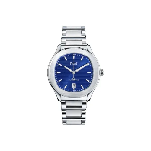 PIAGET Автоматический Механический Механизм Мужские Часы PIAGET POLO 42 мм Синий