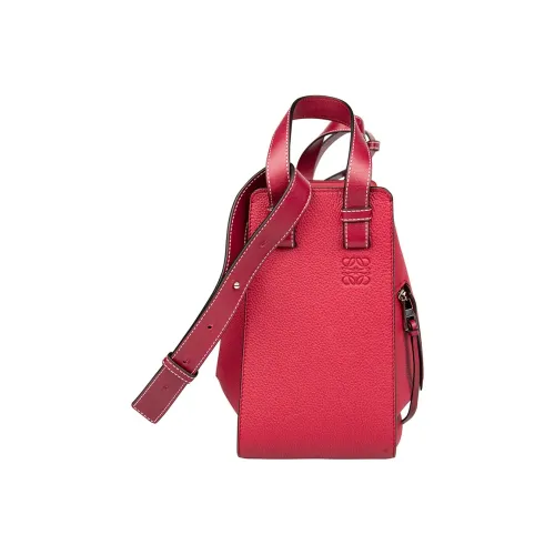 LOEWE Hammock Телячья кожа Сумка через плечо Сумка Женская Красная