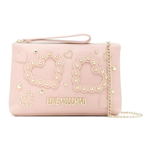 MOSCHINO Полиуретан Сумка через плечо Мини Женская Розовая