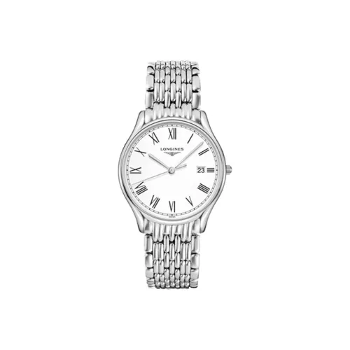 LONGINES Quartz Механизм Мужские Часы Lvya Collection 38,5 мм Белые