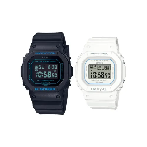 CASIO Кварцевый механизм Унисекс Парные часы Коллекция DW BGD Часы Черные