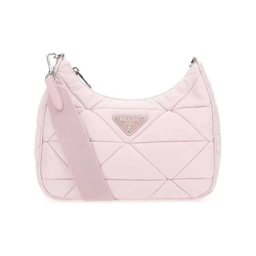 PRADA Нейлоновая сумка через плечо женская розовая
