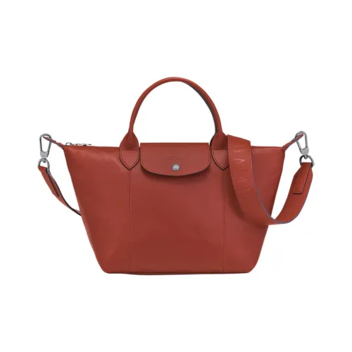 LONGCHAMP Le Pliage Cuir Ткань Пельмени Сумка Сумка через плечо Сумка на одно плечо Маленькая Сумка для женщин Охра