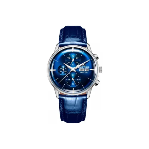 REEF TIGER Seattle Collection CHIEF Автоматический Механический Механизм Часы Мужские Синий Циферблат RGA1699 PBLL