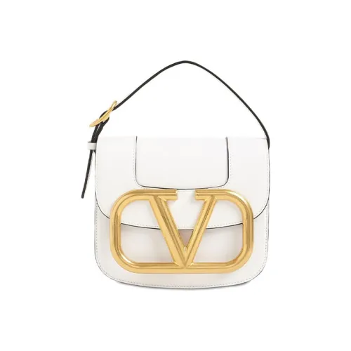 Valentino Кожа Сумка Сумка через плечо Маленькая Сумка через плечо Женская Белая
