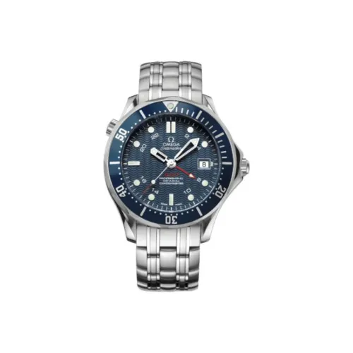 OMEGA Автоматический Механический Часы Мужские Seahorse Series 300m Diving Watch 41 мм Синий