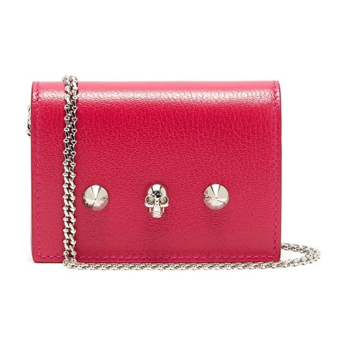 Alexander McQueen Цепочка Сумка через плечо Женская Красная