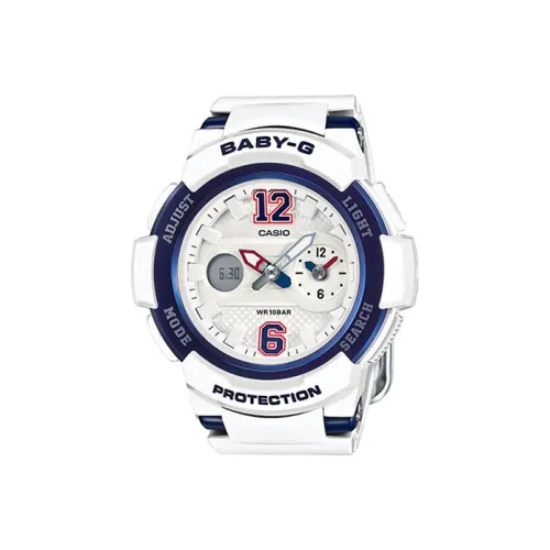 CASIO Малыш G Коллекция Тематическая Коллекция Кварцевый Механизм Смольный Ремешок Женские Часы Белый Циферблат