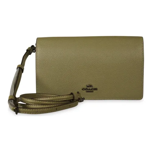 COACH Hayden Кожа Одно плечо Ручная сумка Сумка через плечо Маленькая Женская Оливково-зеленая