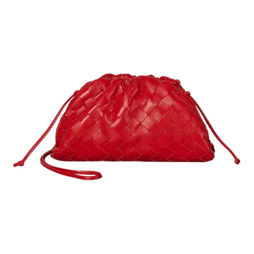 Bottega Veneta Sheepskin Bag Shoulder Bag Women's Red Bottega Veneta Овчина Сумка Сумка через плечо Женская Красная