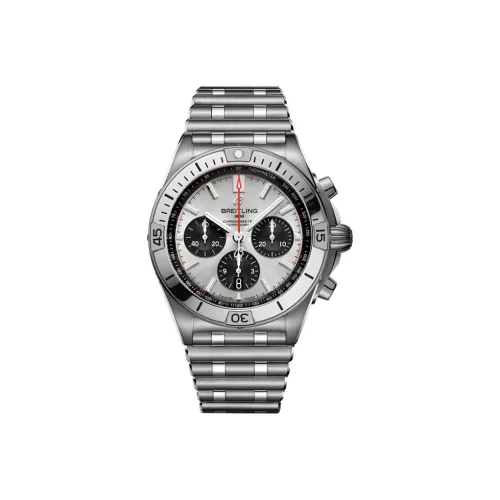 BREITLING Автоматический Механический Часы Мужские Mechanical Chronograph Collection 42 мм Серебряные