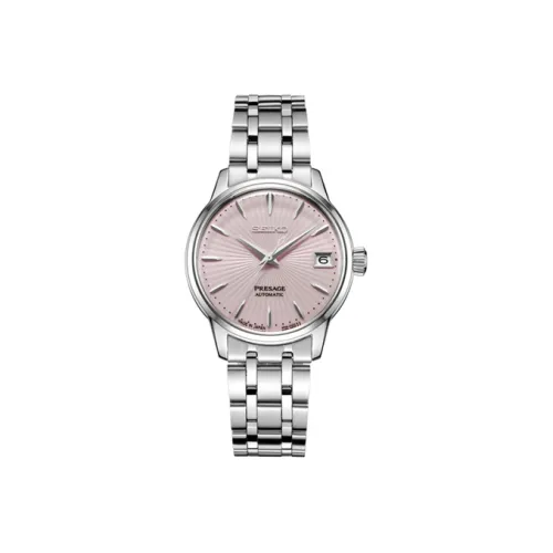 SEIKO Механические часы женские серии Presage, розовый