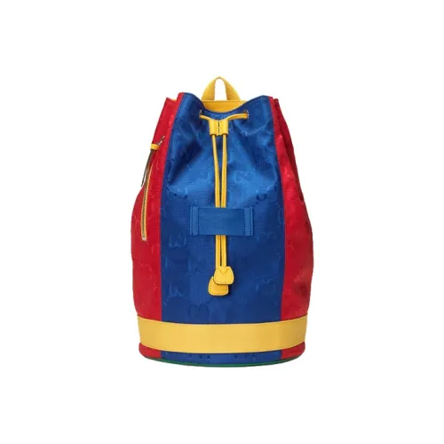 GUCCI Нейлон Рюкзак Для Детей Желтый Синий Красный