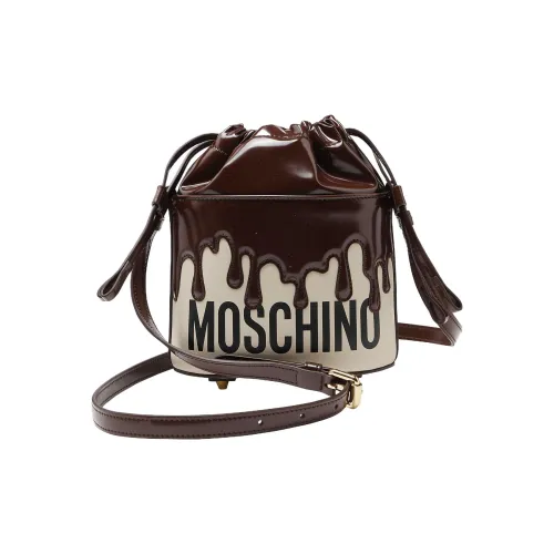 MOSCHINO Логотип Гравировка Принт Сумка через плечо Женская