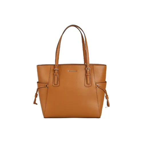 MICHAEL KORS Voyager Кожа Тоут Сумка Сумка для покупок Сумка Сумка через плечо Женская Коричневая