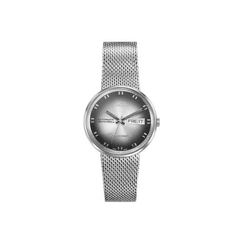 MIDO Commander Collection Автоматический Механический Механизм Мужские Часы Часы 37 мм Серебристый Циферблат