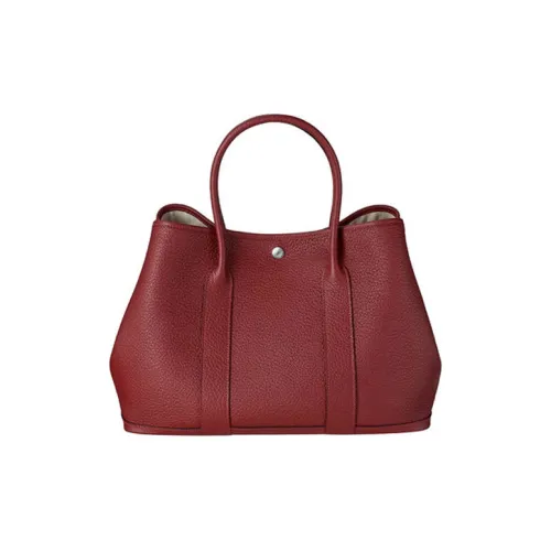 HERMES Garden Party Холст Подкладка Садовая Сумка Сумка через плечо Женская 55 Руж H HERMES Красный