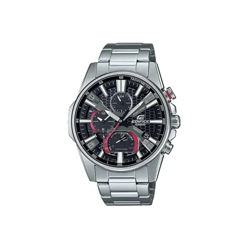 CASIO EDIFICE Collection Кварцевый механизм нержавеющая сталь ремешок часы для мужчин черный циферблат EQB 1200D 1A