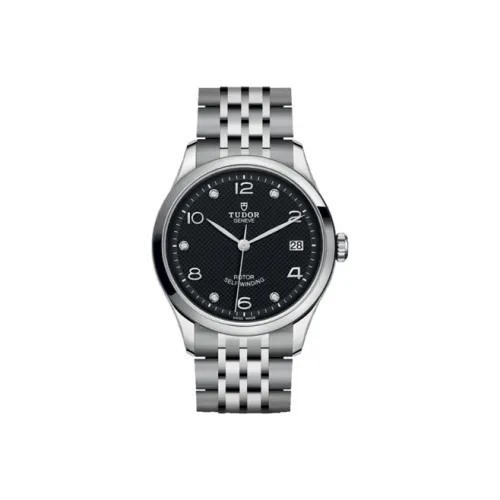 Tudor 1926 Collection Автоматический Механический Механизм Унисекс Часы 36 мм Черный Циферблат Полированный Стальной Корпус Часов Стальной Ремешок