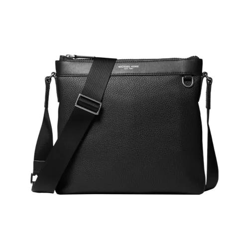 MICHAEL KORS Greyson Коровья кожа Сумка через плечо Сумка на плечо Мужская Черная