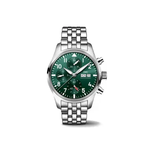 IWC Автоматический Механический Часы Мужской Pilot Collection 41мм*41мм*14,5мм Зеленые
