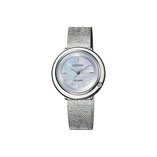 CITIZEN Ecology Drive Collection Световой Кварцевый Механизм Женские Часы Белый Циферблат