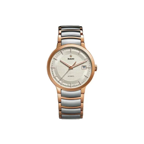 RADO Crystal Collection Автоматический Механический Механизм Мужские Часы Часы 38 мм Серебристый Циферблат