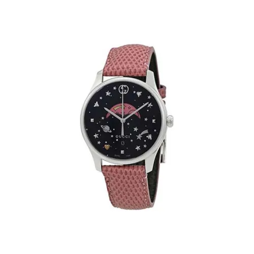 GUCCI G Timeless Collection Наручные часы Кварцевый механизм Черный циферблат Унисекс