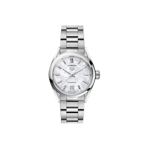 TAG HEUER Автоматический Механический Movement Женские Carrera Collection Часы 29 мм Белые