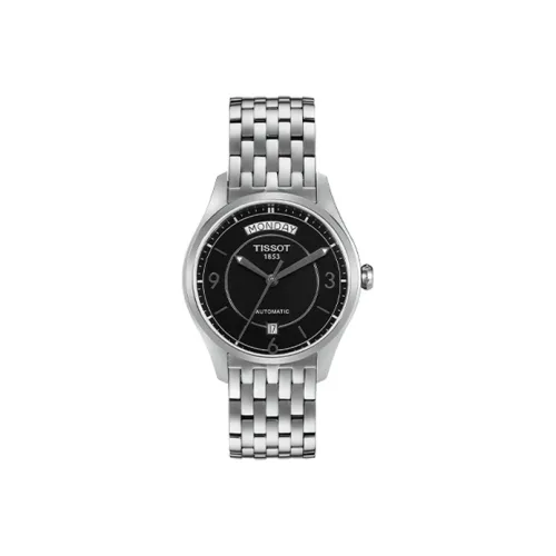 Tissot WeiYi Series Автоматический Механический Механизм Мужские Часы Часы 37 мм Черный Циферблат