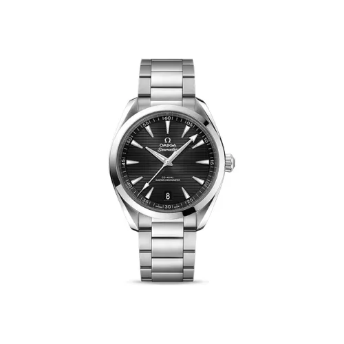 OMEGA Автоматический Механический Часы Мужские AQUA TERRA 150 метров, 41 мм, Черный