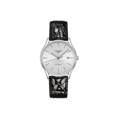LONGINES Автоматический Механический Механизм Мужские Часы Lvya Collection 38,5мм*20мм*7,9мм Серебряные