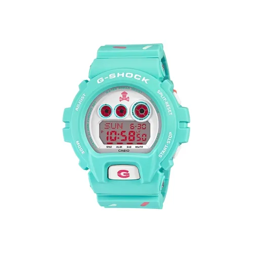 CASIO G Shock Кварцевый механизм Смольный ремешок Часы Мужские Белый циферблат GD X6900JC 3