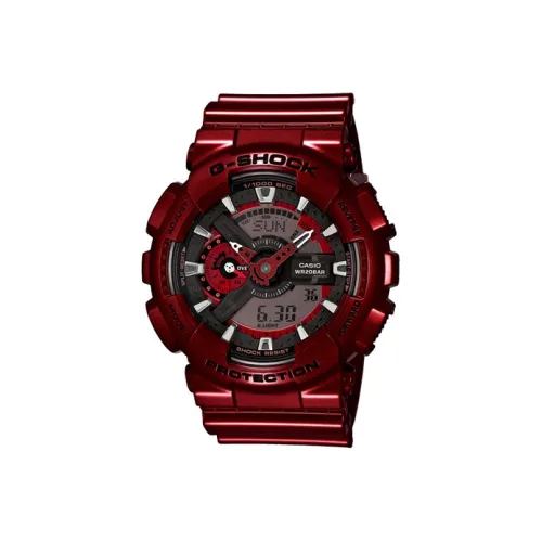 CASIO G SHOCK YOUTH Collection Кварцевый механизм Часы Мужские Красный Циферблат