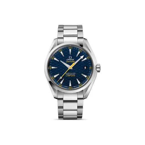 OMEGA Автоматический Механический Часы Мужские AQUA TERRA 150 метров, 41,5 мм, Синий