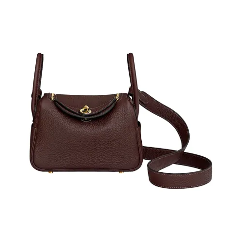 HERMES Сумка из коровьей кожи сумка через плечо мини-сумка через плечо женская седло красный