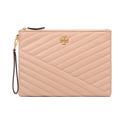 TORY BURCH ELEANOR Кожа Клатч Женские Телесно-розовый