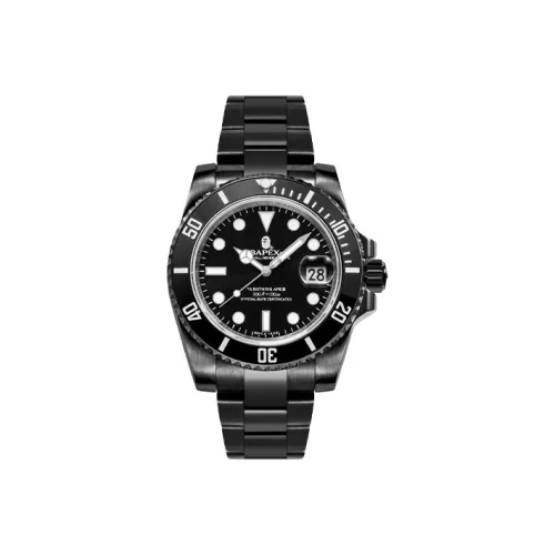 A BATHING APE Автоматический механический механизм Мужские часы 48 мм Черный