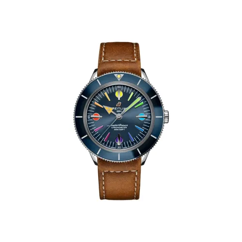 Breitling Автоматический Механический Movement Унисекс Часы Super Ocean Culture Collection 42 мм Синие