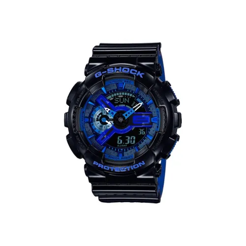 CASIO G SHOCK Collection Кварцевый механизм Смольный ремешок Часы Мужские Черный циферблат GA 110LPA 1A