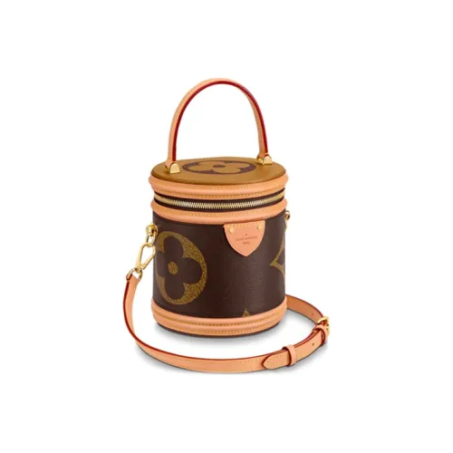 LOUIS VUITTON Cannes Коровья кожа Удача Ведрообразная сумка Женская Коричневая