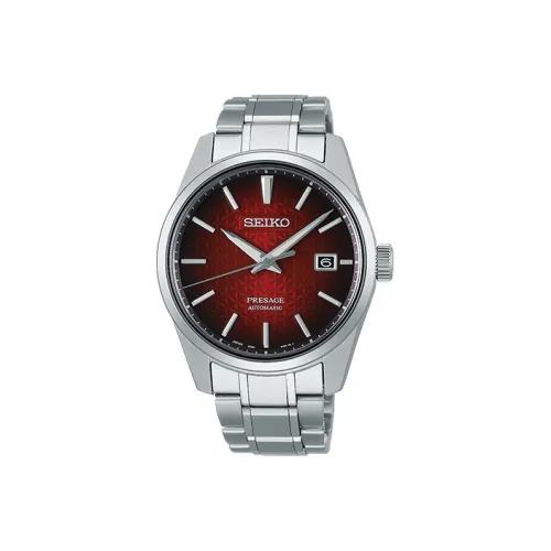 SEIKO Автоматический Механический Механизм Мужские Часы 47,2мм*39,3мм*11,1мм Красный