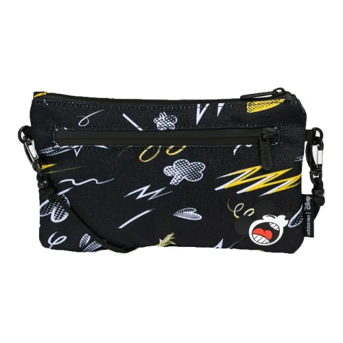 ADIDAS NEO Disney Collaboration Переработанный полиэстер Спортивная сумка Стандартная Унисекс Черный