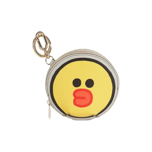 Furla LINE FRIENDS Коллаборация Кожа Монета Кошелек Мини Женский Многоцветный