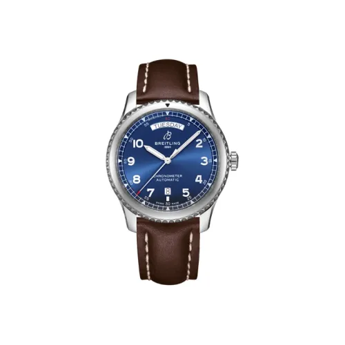 BREITLING Legend Aviation Collection Автоматический Механический Часы Мужские 41 мм Синий Циферблат